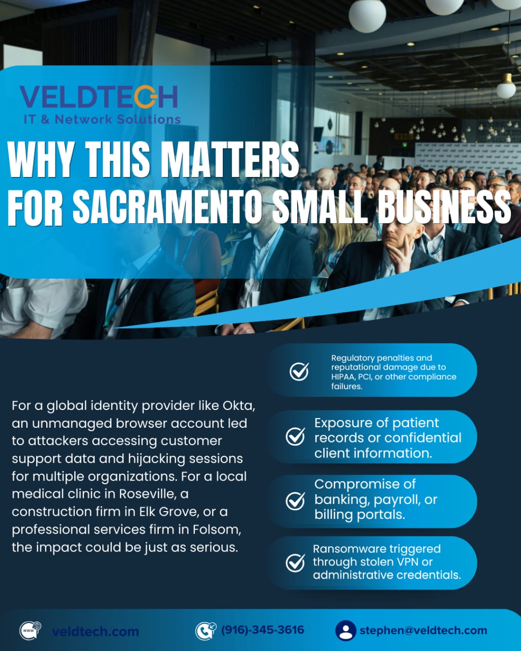 Illustration of a work laptop showing separate work and personal browser profiles to highlight account separation.